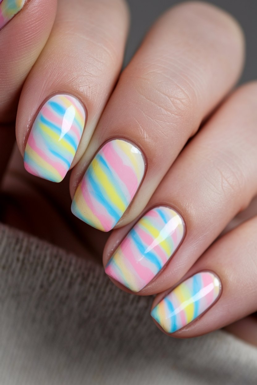 colorful swirl pattern design