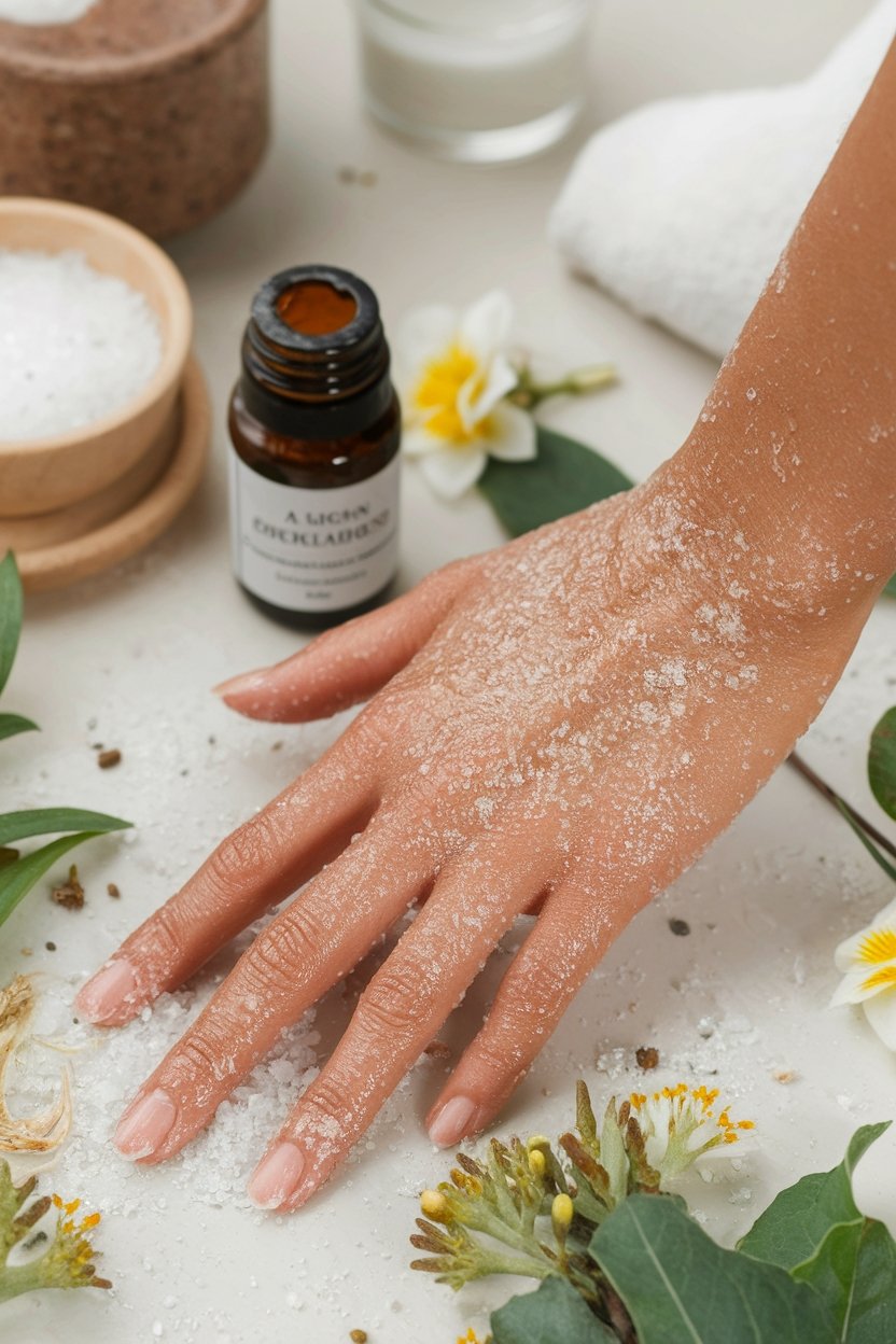 exfoliation promotes healthy skin