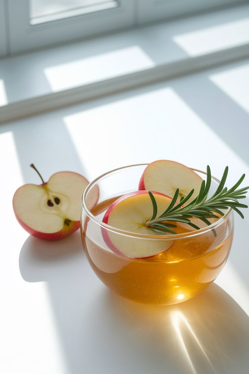 nail growth vinegar soak