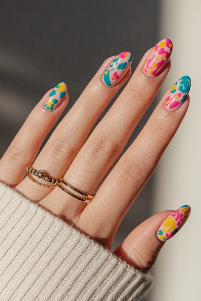bright summer nails