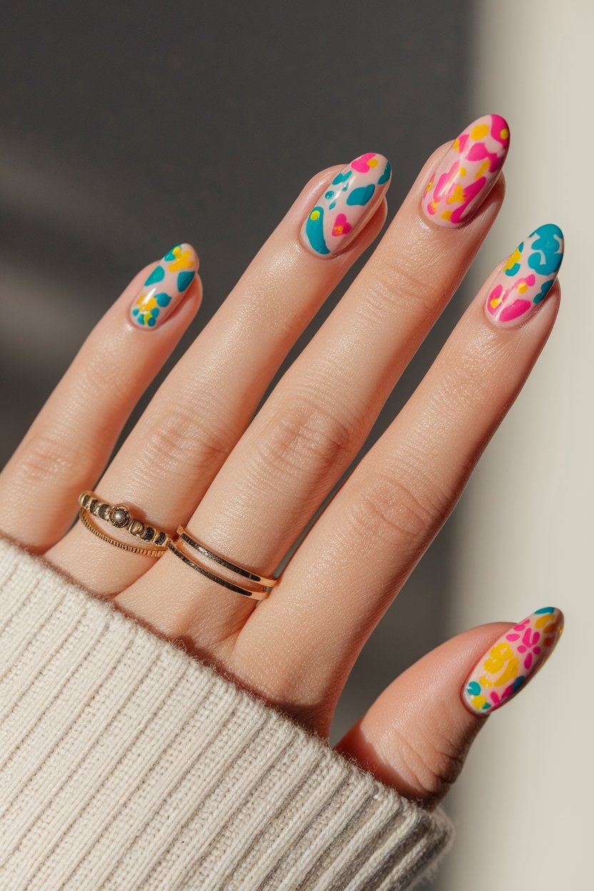 bright summer nails