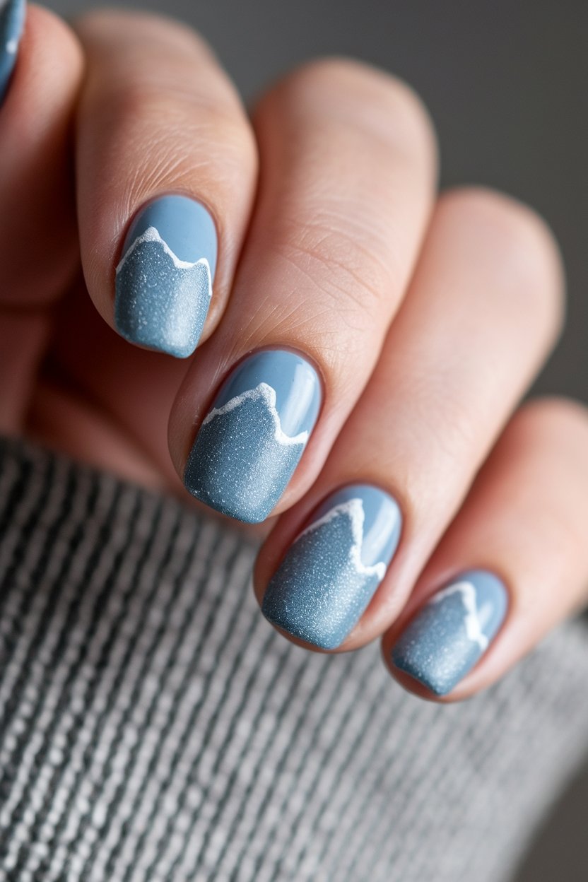 winter wonderland nail art