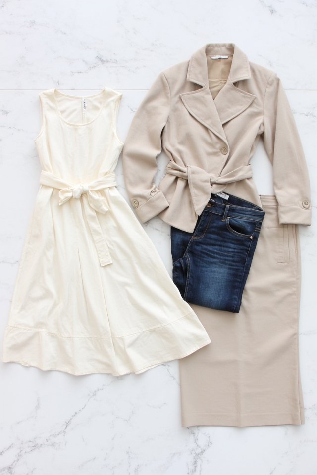 belt free polished outfit alternatives