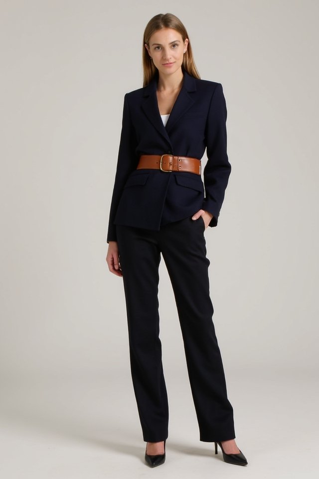 belt styling for outerwear