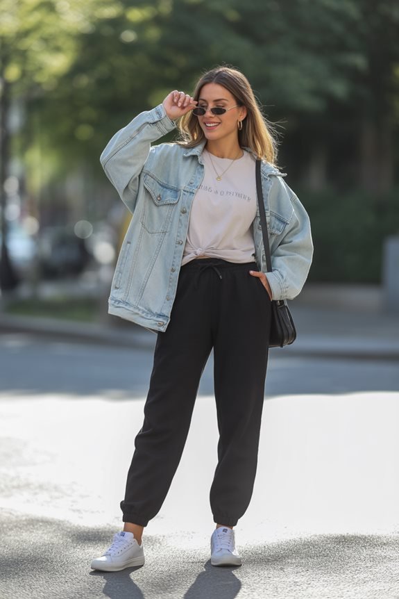 comfy graphic tee outfit