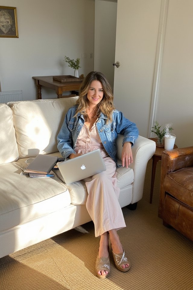 effortless polished jumpsuit outfit