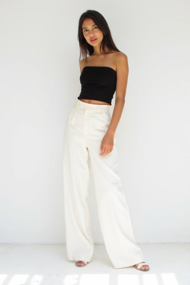 high waisted pieces elongate legs