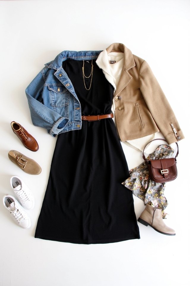 versatile layering for dresses