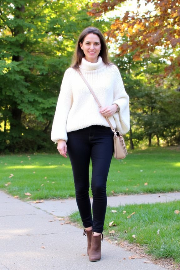 comfortable chic outfit combo