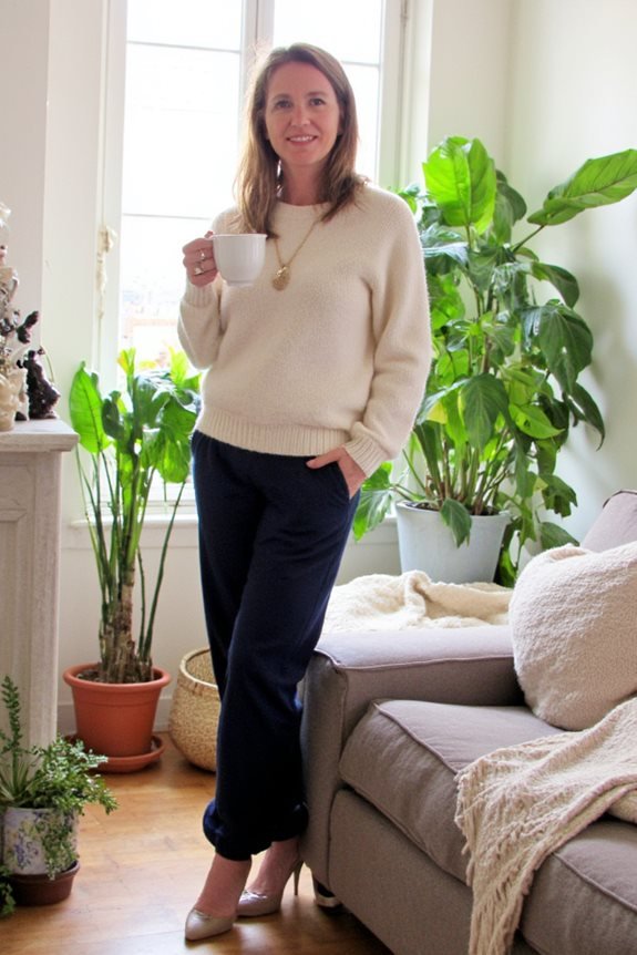 cozy merino wool loungewear