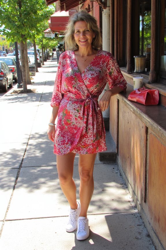 effortless wrap dress style