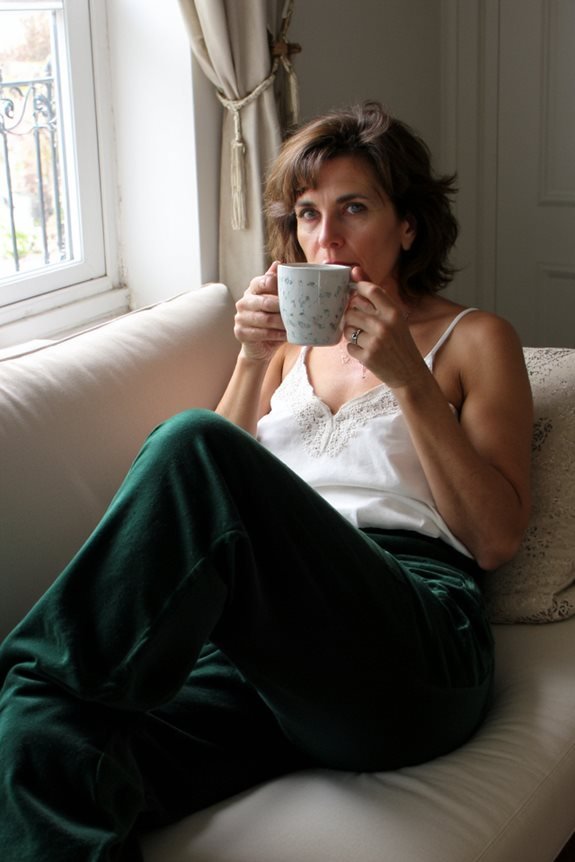 effortlessly chic velvet ensemble