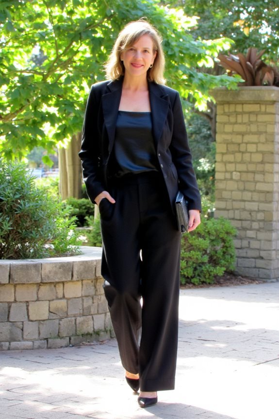 effortlessly stylish black blazer
