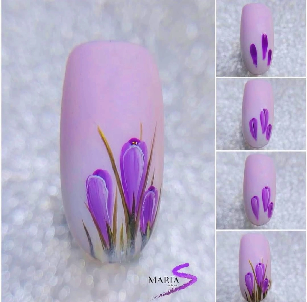 Inspired by @best_nail_art_school