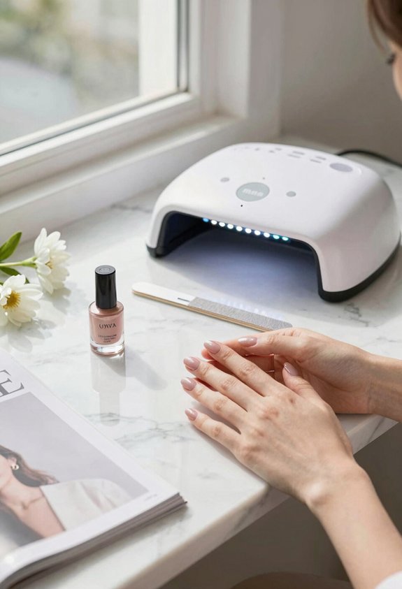 flawless uv gel manicure