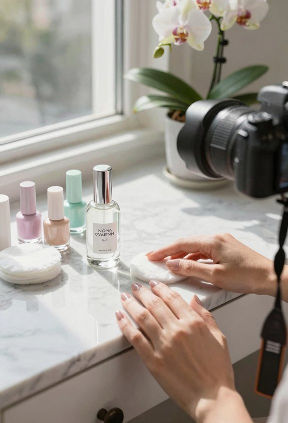 gentle streak free nail polish remover