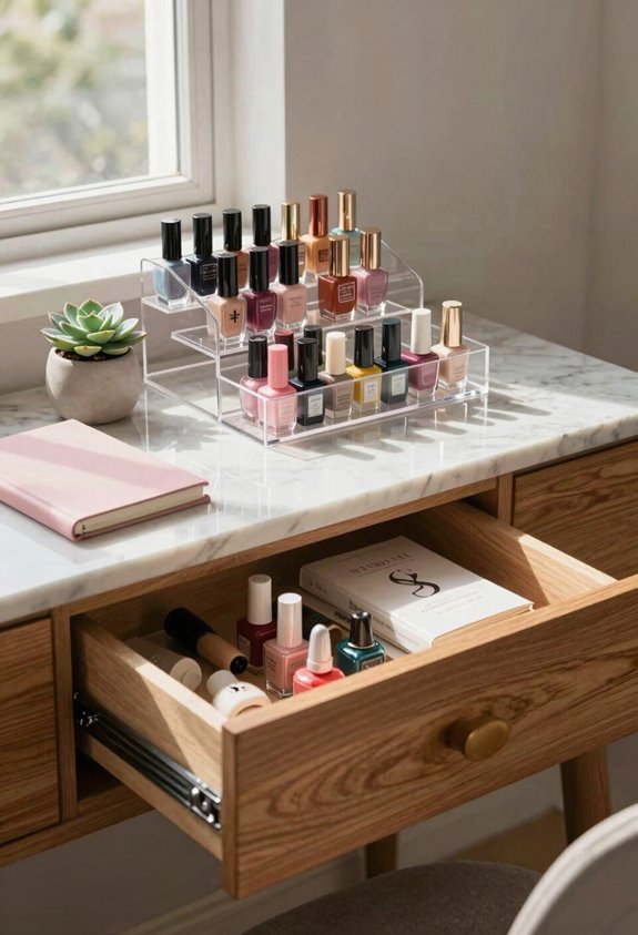 nail polish storage solutions