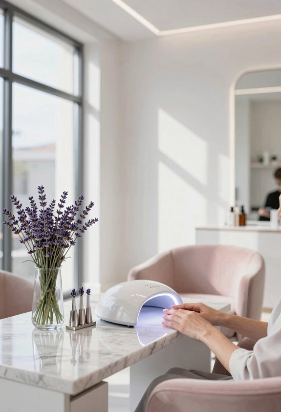 salon quality led nail lamps