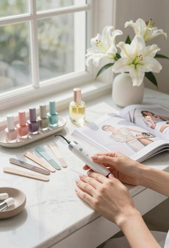 salon quality manicure at home