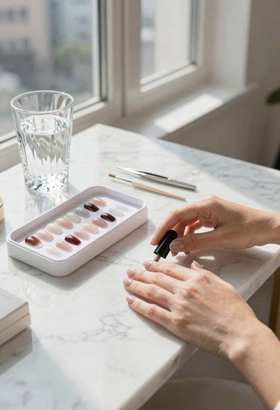 salon quality press on nails